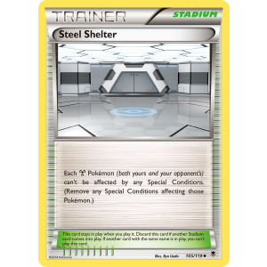 Steel Shelter 105/119 Pokemon TCG XY Phantom Forces