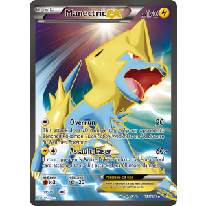 Rare Ultra Manectric-EX 113/119 Pokemon TCG XY Phantom Forces