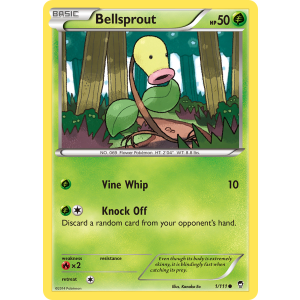 Bellsprout 1/111 Pokemon TCG XY Furious Fists