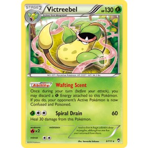 Rare Holo Victreebel 3/111 Pokemon TCG XY Furious Fists