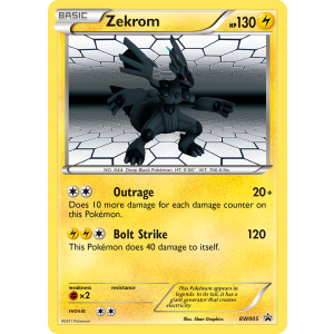 Promo Zekrom BW005/101 Pokemon TCG Black & White BW Black Star Promos