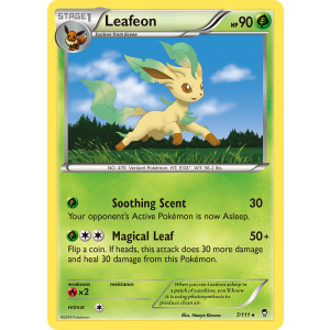 Leafeon 7/111 Pokemon TCG XY Furious Fists