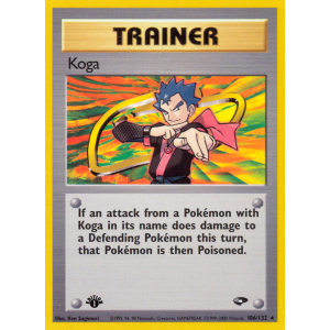 Koga 106/132 Pokemon TCG Gym Gym Challenge