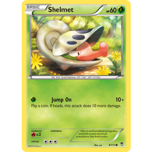 Shelmet 8/111 Pokemon TCG XY Furious Fists