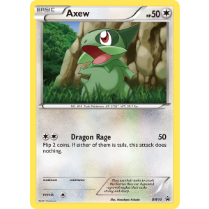 Promo Axew BW10/101 Pokemon TCG Black & White BW Black Star Promos