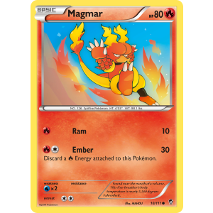 Magmar 10/111 Pokemon TCG XY Furious Fists