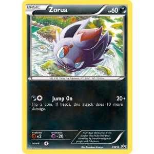 Promo Zorua BW12/101 Pokemon TCG Black & White BW Black Star Promos