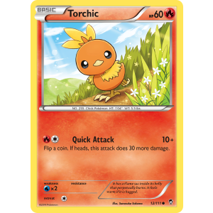 Torchic 12/111 Pokemon TCG XY Furious Fists