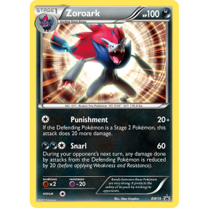 Promo Zoroark BW19/101 Pokemon TCG Black & White BW Black Star Promos