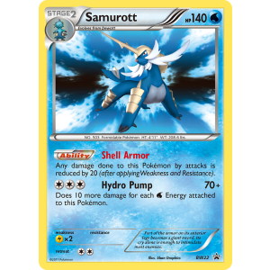 Promo Samurott BW22/101 Pokemon TCG Black & White BW Black Star Promos