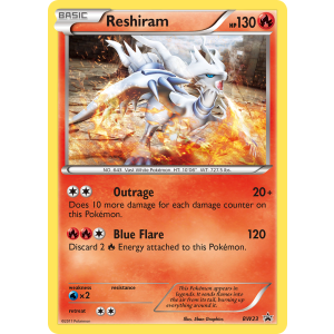 Promo Reshiram BW23/101 Pokemon TCG Black & White BW Black Star Promos