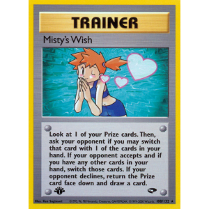 Misty's Wish 108/132 Pokemon TCG Gym Gym Challenge