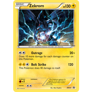 Promo Zekrom BW24/101 Pokemon TCG Black & White BW Black Star Promos