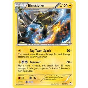 Electivire 30/111 Pokemon TCG XY Furious Fists