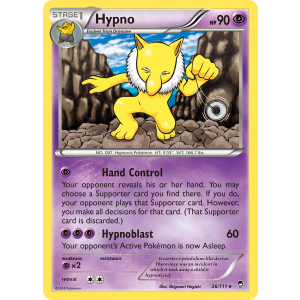 Hypno 36/111 Pokemon TCG XY Furious Fists