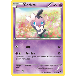 Gothita 39/111 Pokemon TCG XY Furious Fists