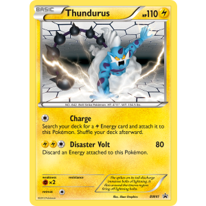 Promo Thundurus BW41/101 Pokemon TCG Black & White BW Black Star Promos