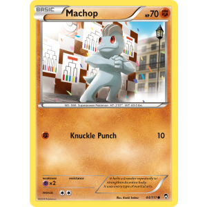 Machop 44/111 Pokemon TCG XY Furious Fists