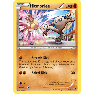 Hitmonlee 47/111 Pokemon TCG XY Furious Fists