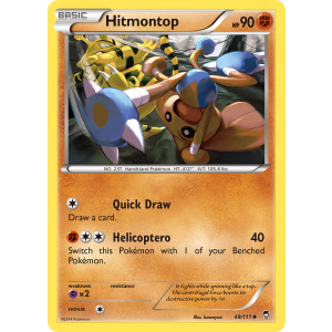 Hitmontop 49/111 Pokemon TCG XY Furious Fists