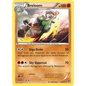 Breloom 50/111 Pokemon TCG XY Furious Fists