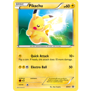 Promo Pikachu BW54/101 Pokemon TCG Black & White BW Black Star Promos