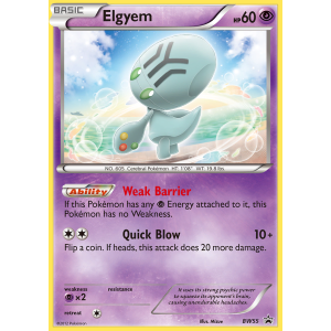 Promo Elgyem BW55/101 Pokemon TCG Black & White BW Black Star Promos