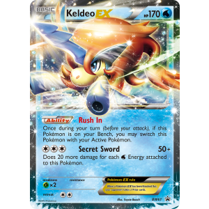 Promo Keldeo-EX BW61/101 Pokemon TCG Black & White BW Black Star Promos