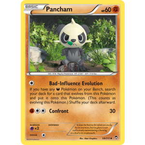 Pancham 59/111 Pokemon TCG XY Furious Fists