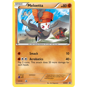 Promo Meloetta BW69/101 Pokemon TCG Black & White BW Black Star Promos