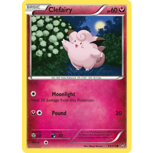 Clefairy 69/111 Pokemon TCG XY Furious Fists