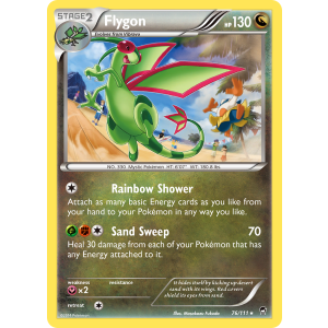 Flygon 76/111 Pokemon TCG XY Furious Fists