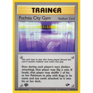 Fuchsia City Gym 114/132 Pokemon TCG Gym Gym Challenge