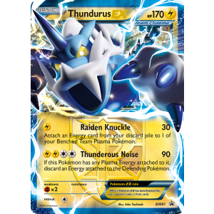 Promo Thundurus-EX BW81/101 Pokemon TCG Black & White BW Black Star Promos