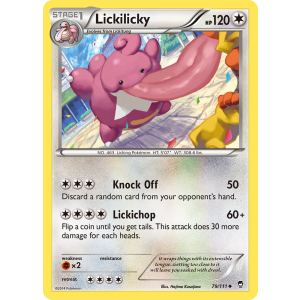 Lickilicky 79/111 Pokemon TCG XY Furious Fists