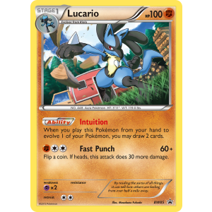 Promo Lucario BW85/101 Pokemon TCG Black & White BW Black Star Promos