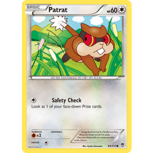 Patrat 84/111 Pokemon TCG XY Furious Fists