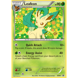 Promo Leafeon BW87/101 Pokemon TCG Black & White BW Black Star Promos