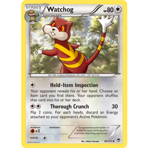 Watchog 85/111 Pokemon TCG XY Furious Fists