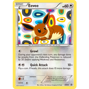 Promo Eevee BW94/101 Pokemon TCG Black & White BW Black Star Promos