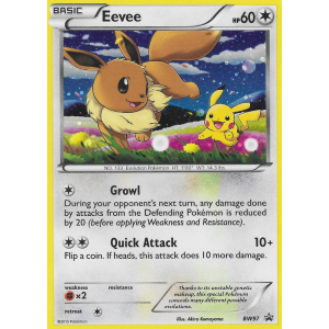 Promo Eevee BW97/101 Pokemon TCG Black & White BW Black Star Promos