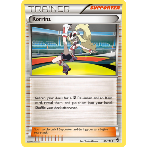 Korrina 95/111 Pokemon TCG XY Furious Fists