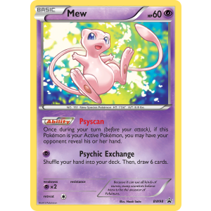 Promo Mew BW98/101 Pokemon TCG Black & White BW Black Star Promos