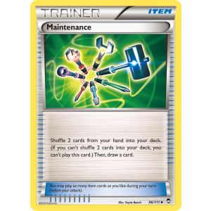 Maintenance 96/111 Pokemon TCG XY Furious Fists