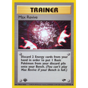 Max Revive 117/132 Pokemon TCG Gym Gym Challenge