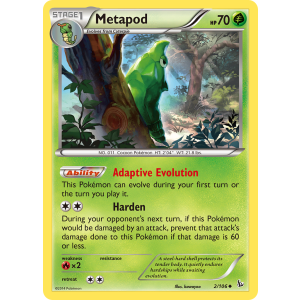 Metapod 2/106 Pokemon TCG XY Flashfire