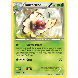 Butterfree 3/106 Pokemon TCG XY Flashfire