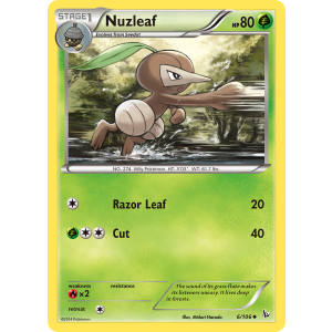 Nuzleaf 6/106 Pokemon TCG XY Flashfire