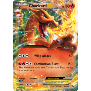 Rare Holo EX Charizard-EX 12/106 Pokemon TCG XY Flashfire