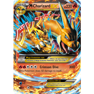 Rare Holo EX M Charizard-EX 13/106 Pokemon TCG XY Flashfire